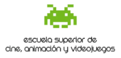 Logo de ESCAV Escuela Superior de Cine, Animación y Videojuegos