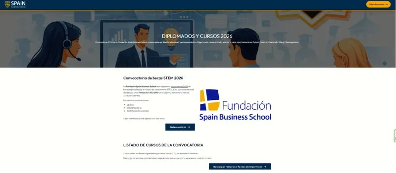 La Fundación SBS destina 1 millón de euros en becas STEM 2026