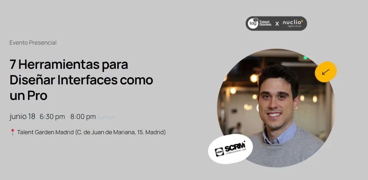 Masterclass gratuita: 7 Herramientas para diseñar interfaces como un Pro