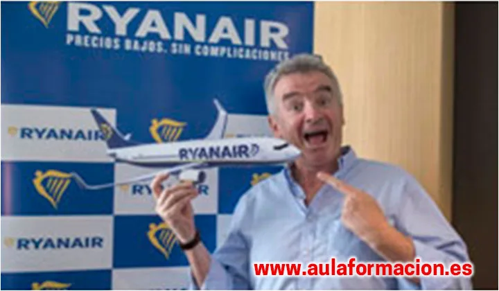 Caso Ryanair: innovación en modelo de negocio, con Aulaformacion BS