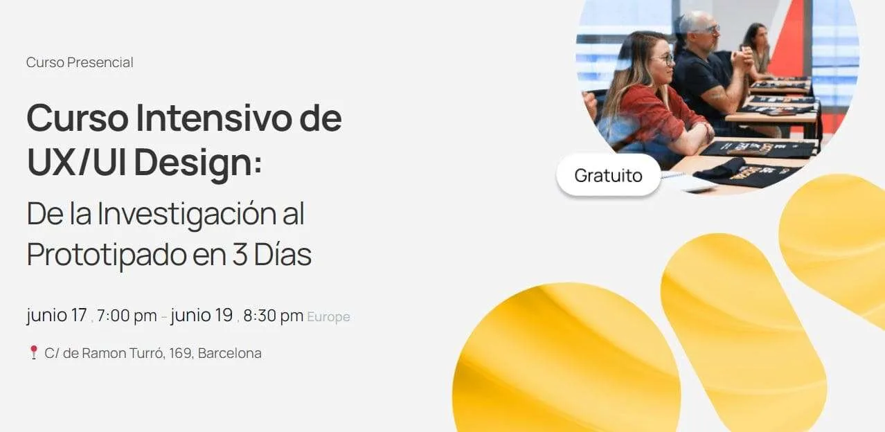 Curso Intensivo de UX/UI Design: De la Investigación al Prototipado en 3 Días