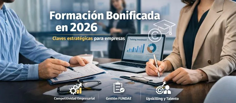 Cómo aprovechar la formación bonificada en 2026: claves estratégicas para empresas