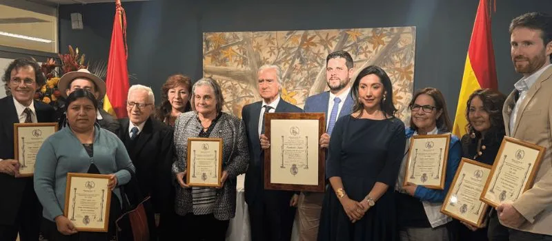 La Fundación Carlos III entrega por primera vez en Bolivia sus Premios Iberoamericanos