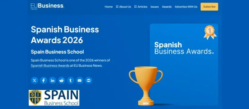 Spain Business School recibe dos galardones en los Spanish Business Awards 2026 de EU Business News