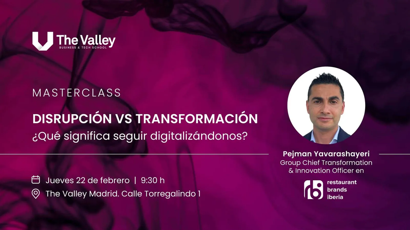 Masterclass: Disrupción VS Transformación, ¿qué significa seguir digitalizándonos?