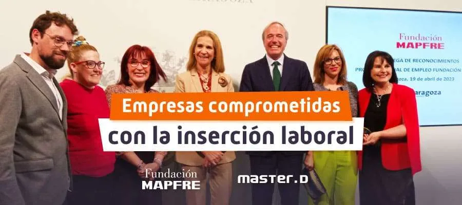 MasterD reconocida por su compromiso con la inserción laboral de personas con discapacidad
