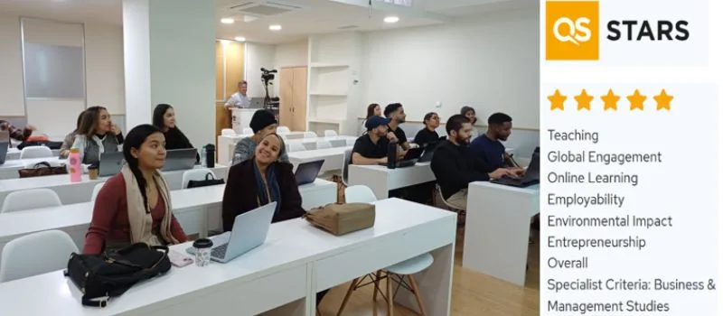 Spain Business School da el gran salto y entra en el ranking QS con la máxima distinción de 5 estrellas