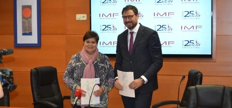 Nuevo convenio de colaboración formativa entre la UCAV e IMF Smart Education